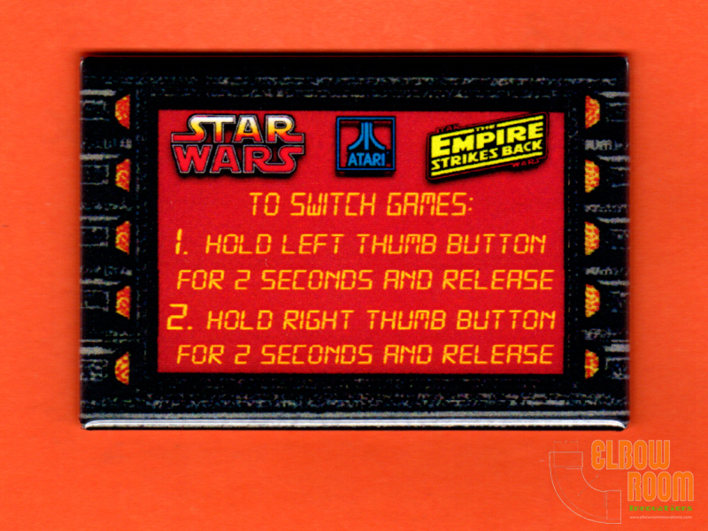 Atari Star Wars/Empire Strikes Back multigame 2x3" instructional magnet - panel