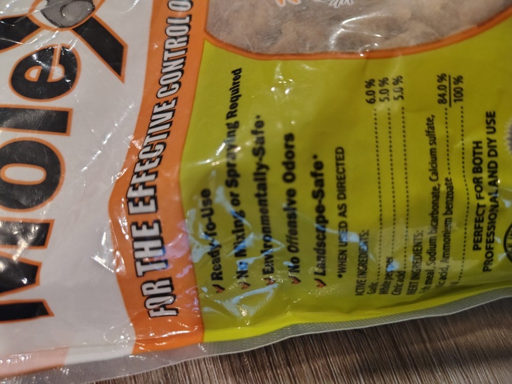 MoleX Mole Killer Pellets and Control 8 oz. Environmentally Safe Ready-to-Use