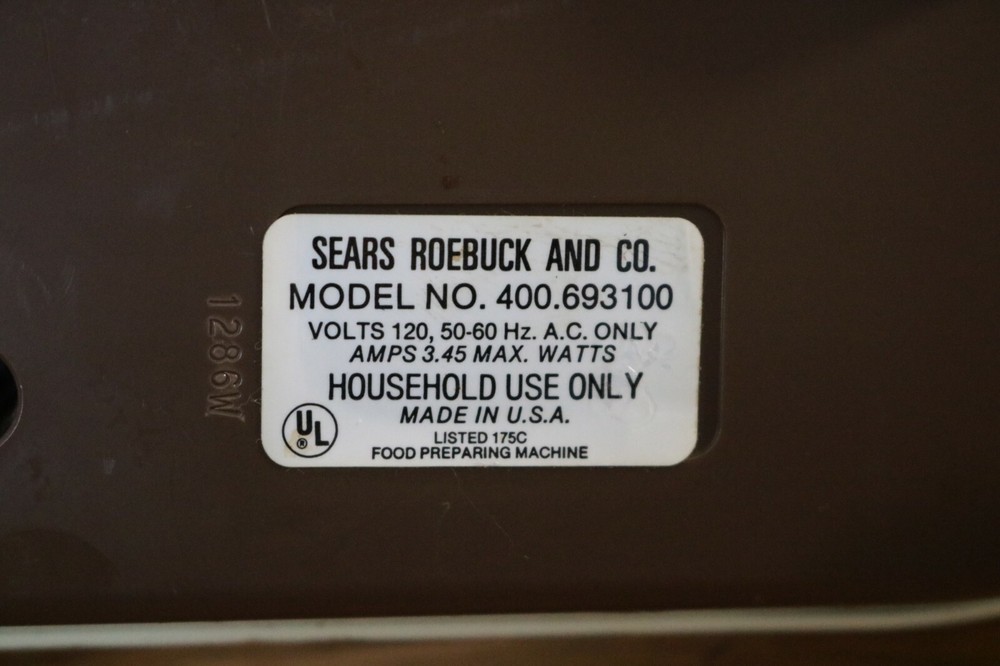 Sears Kenmore Food Processor Model 400 Replacement Disc Blades & Slinger