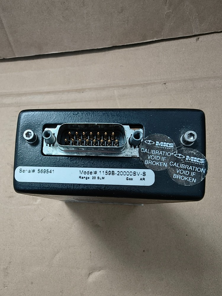 MKS Instruments 1159B-20000SV-S Mass-Flow Controller 20 MLS Ar Argon
