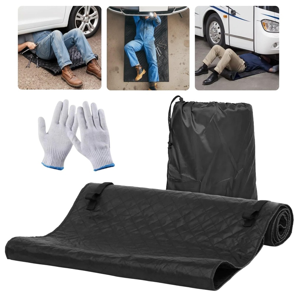 60x28 Mechanic Rolling Mat with Storage Bag for Easy Ground Work