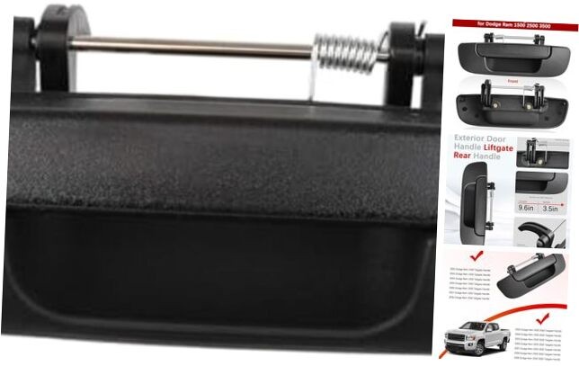 Tailgate Handle Rear Liftgate Door Handle Replacements for Dodge Ram 1500