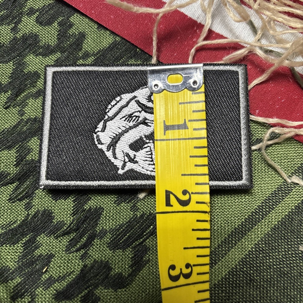 Walleye… Morale Patch ~3x2” Hook & loop Tactical Gear Patch