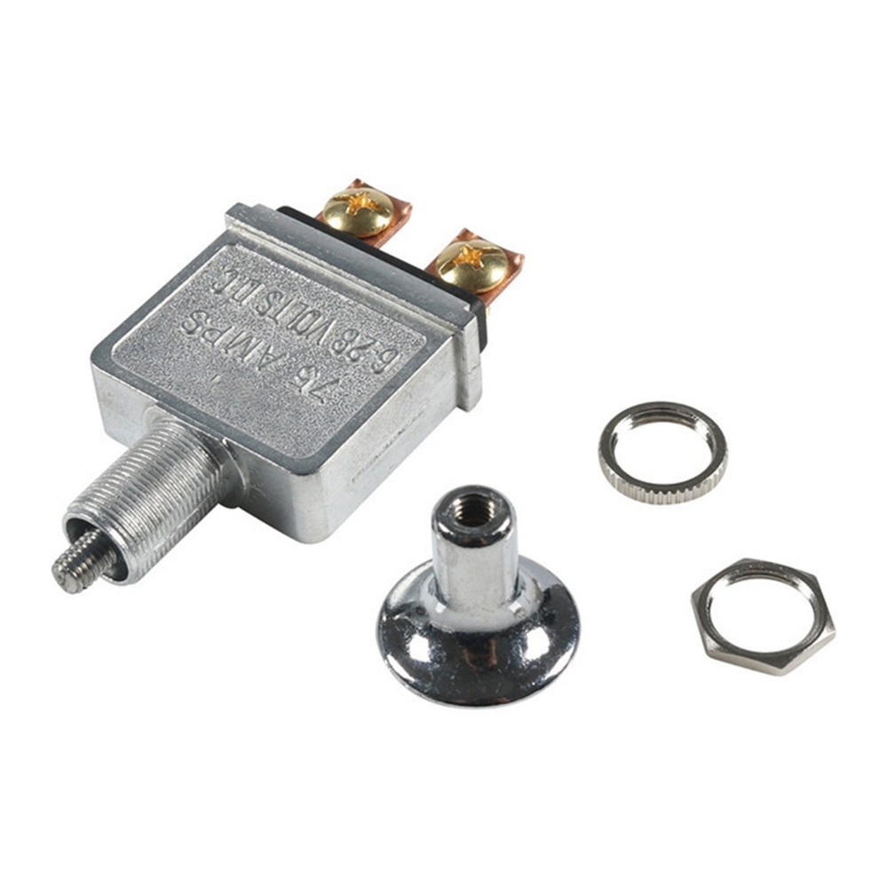 Heavy Duty Push Pull Switch 2PCS 75 Amp 628 Volt DC 2 Position SPST for Marine