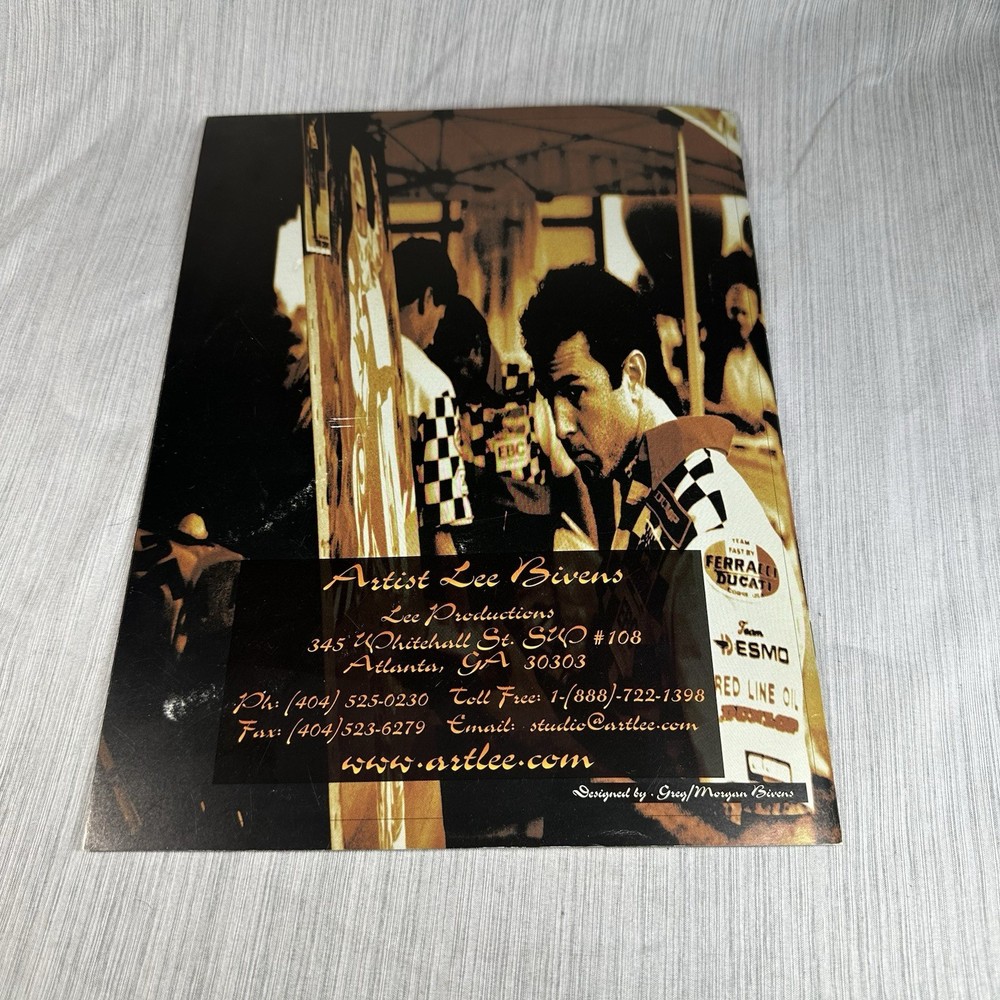 Artist Lee Bivens SIGNED Program 8x11 Autographed