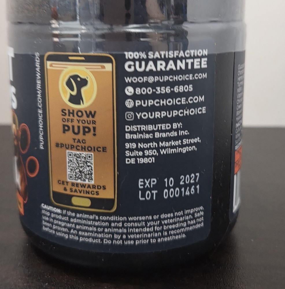 Glucosamine 500mg Hip & Joint Support Supplement for Dogs