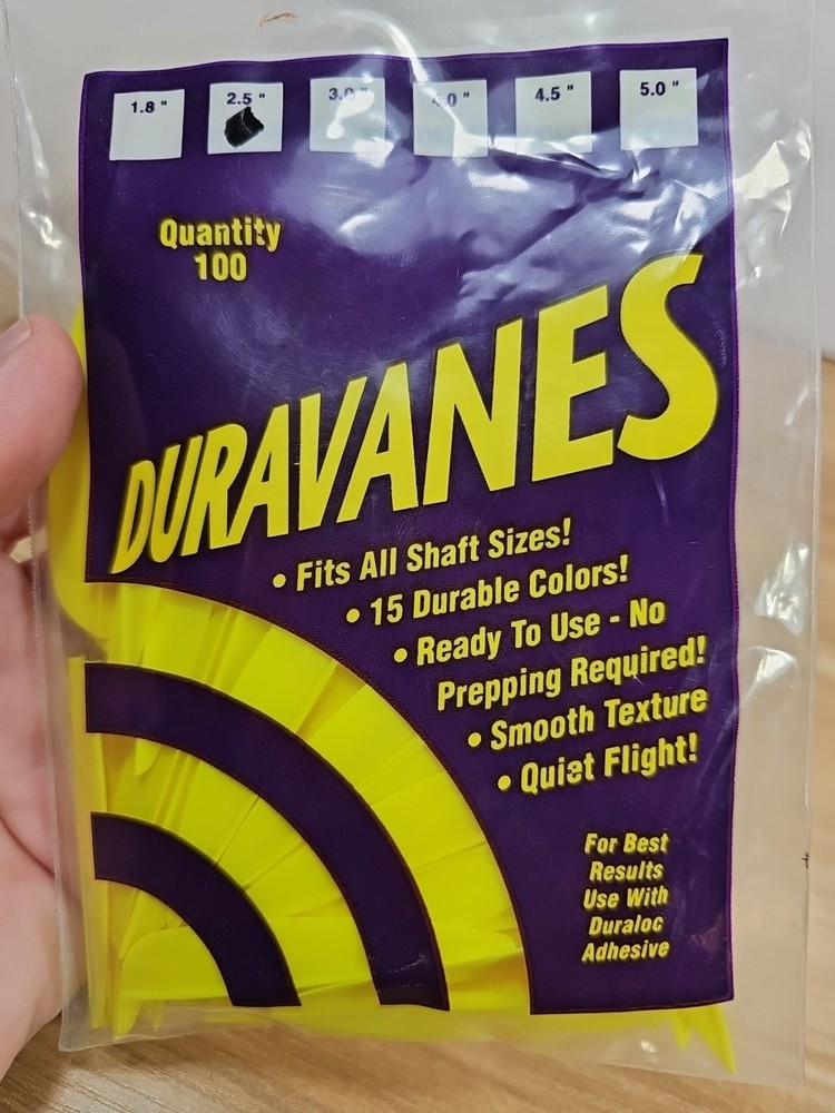 Norway Duravanes 2.5" Yellow - 100 pack