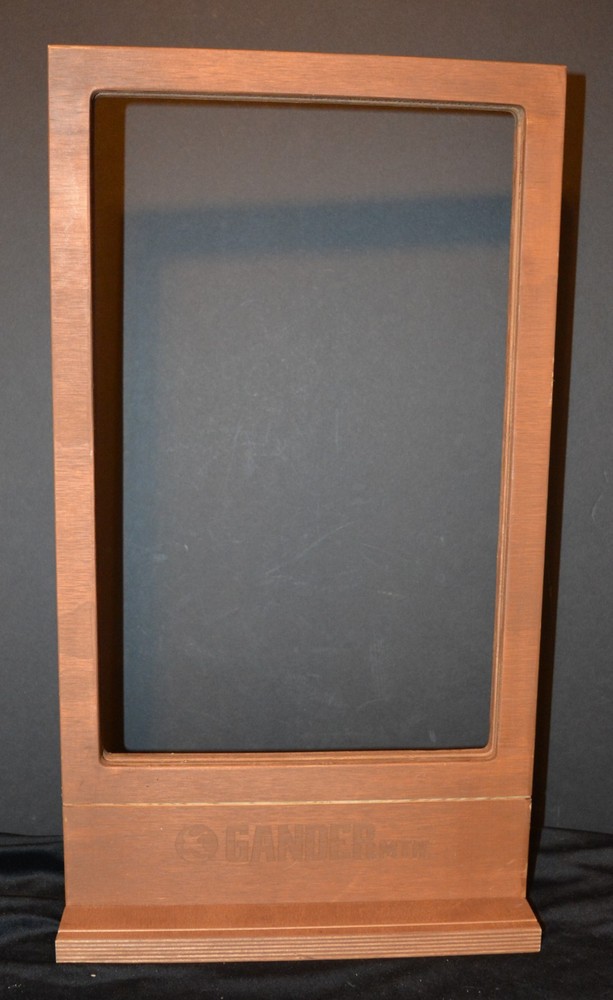 Wood Store Advertisement Store Display Frame Table Tent GANDER MOUNTAIN