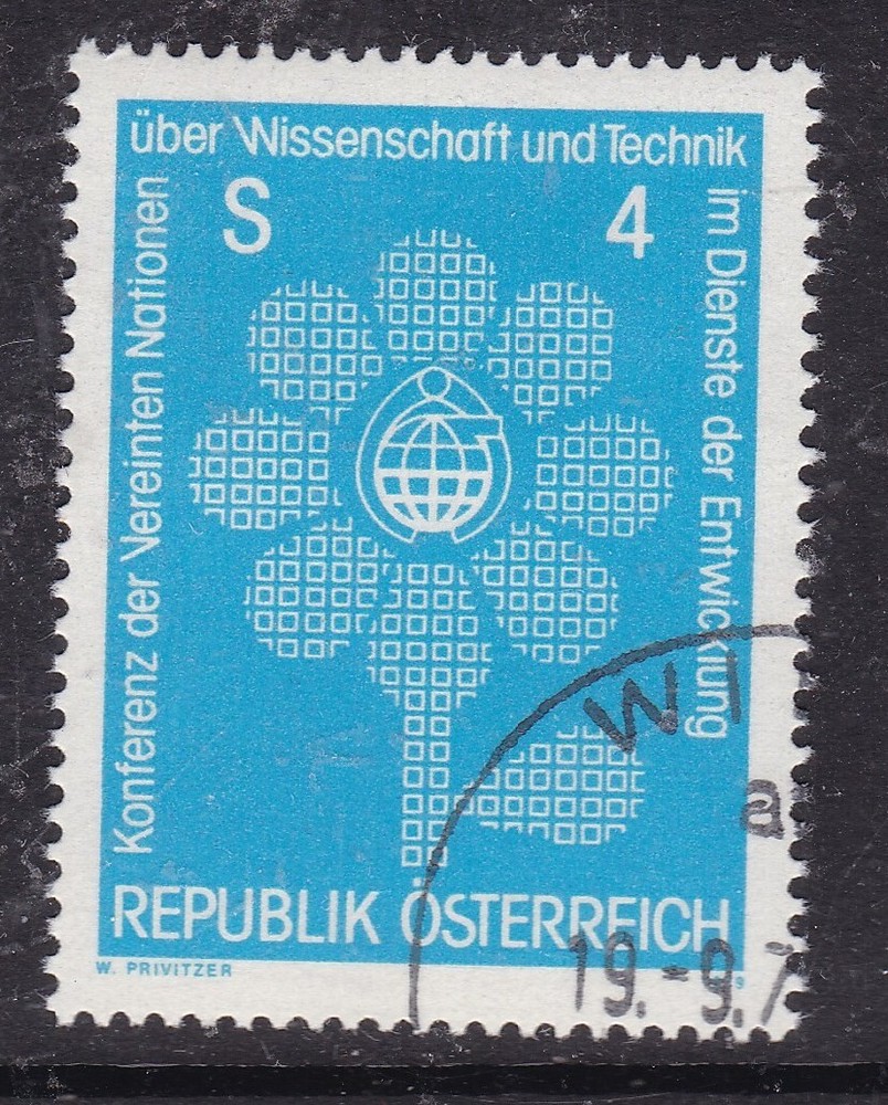 Austria 1979 Technology Development Flower 4s Fine Used SG 1846 VGC
