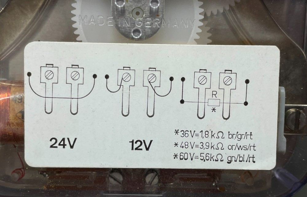 Wempe Ship's Analog Clock Chronometerwer Multiuse Highest Quality Range 12/24VDC