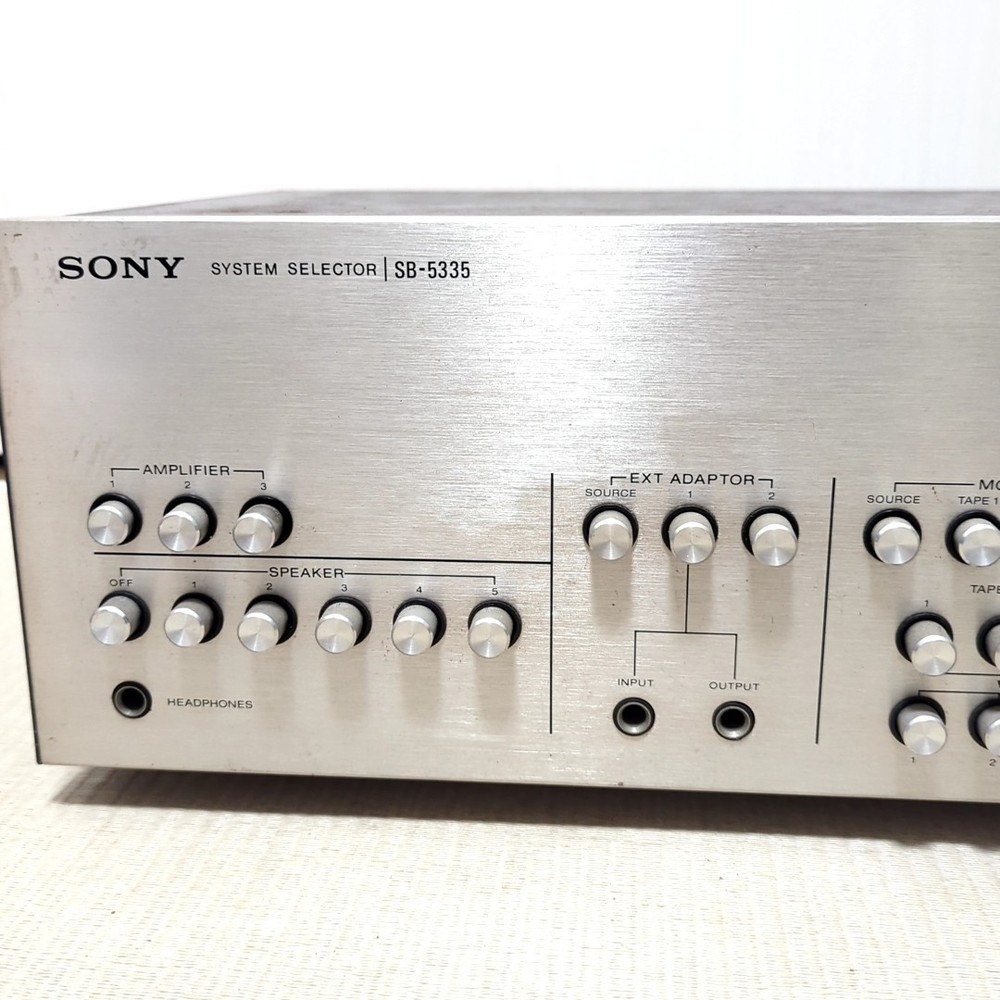 Junk Sony SB-5335 Audio equipment, System selector, Operation not confirmed