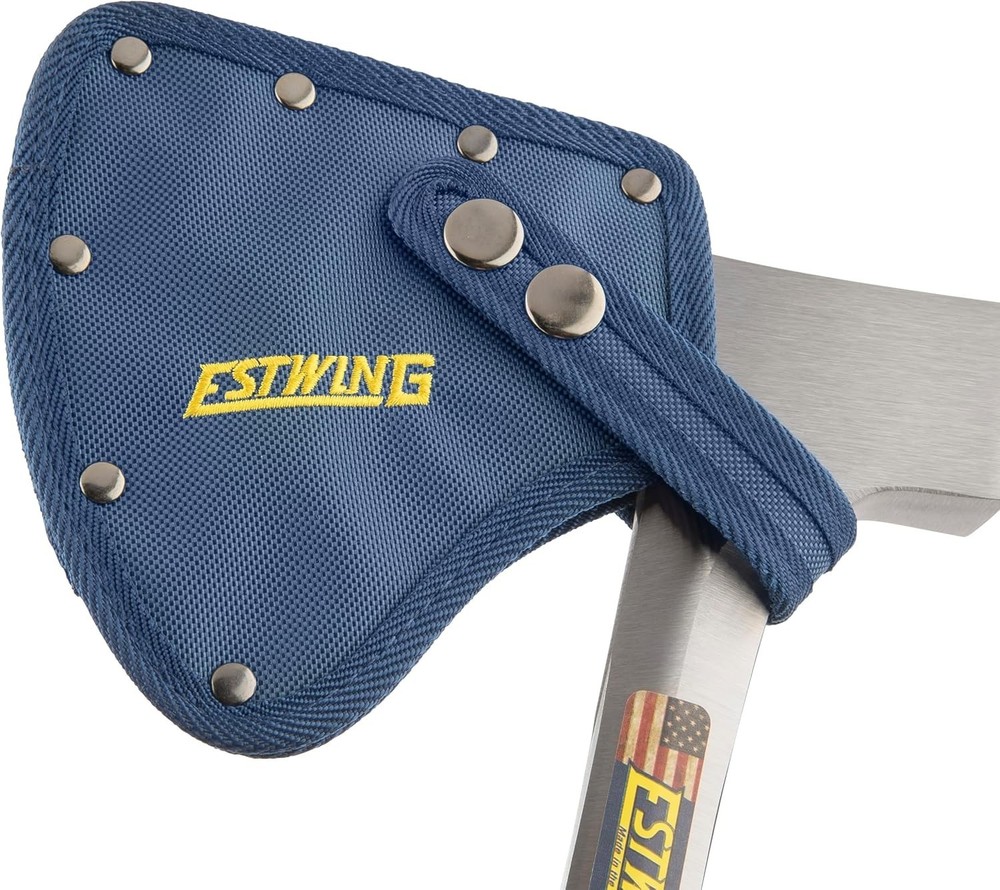 Camper's Axe Sheath - Blue Blade Cover with E44A & E45A - NO 9