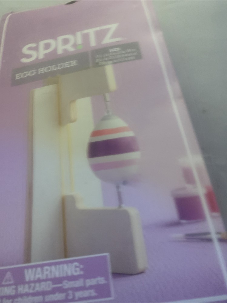 Spritz Wooden Egg Holder For Crafts NEW