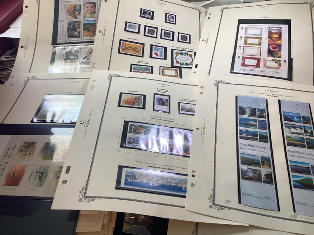 ICOLLECTZONE BOX LOTS & COLLECTIONS Canada 1995-2002 huge CV Face $500 (LG018)
