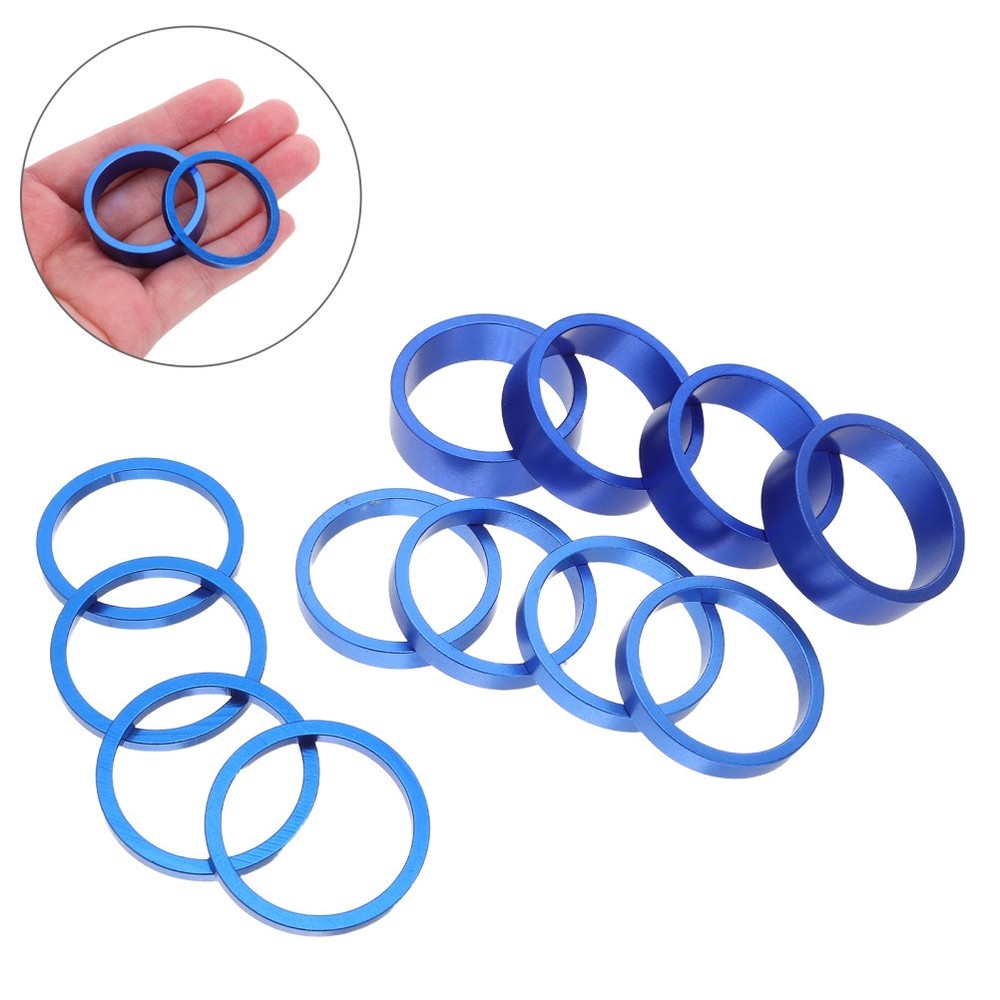 15 Pcs Bike Headset Spacers Handlebar Stem Bicycle Front Fork Washer
