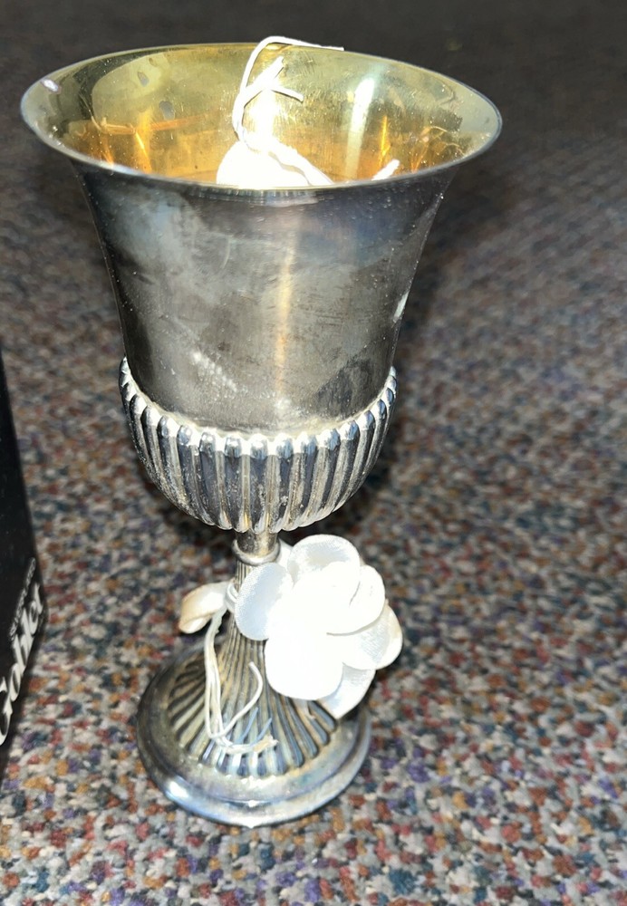 LEONARD SILVER MFG SILVERPLATE WINE 🍷 GOBLET #920