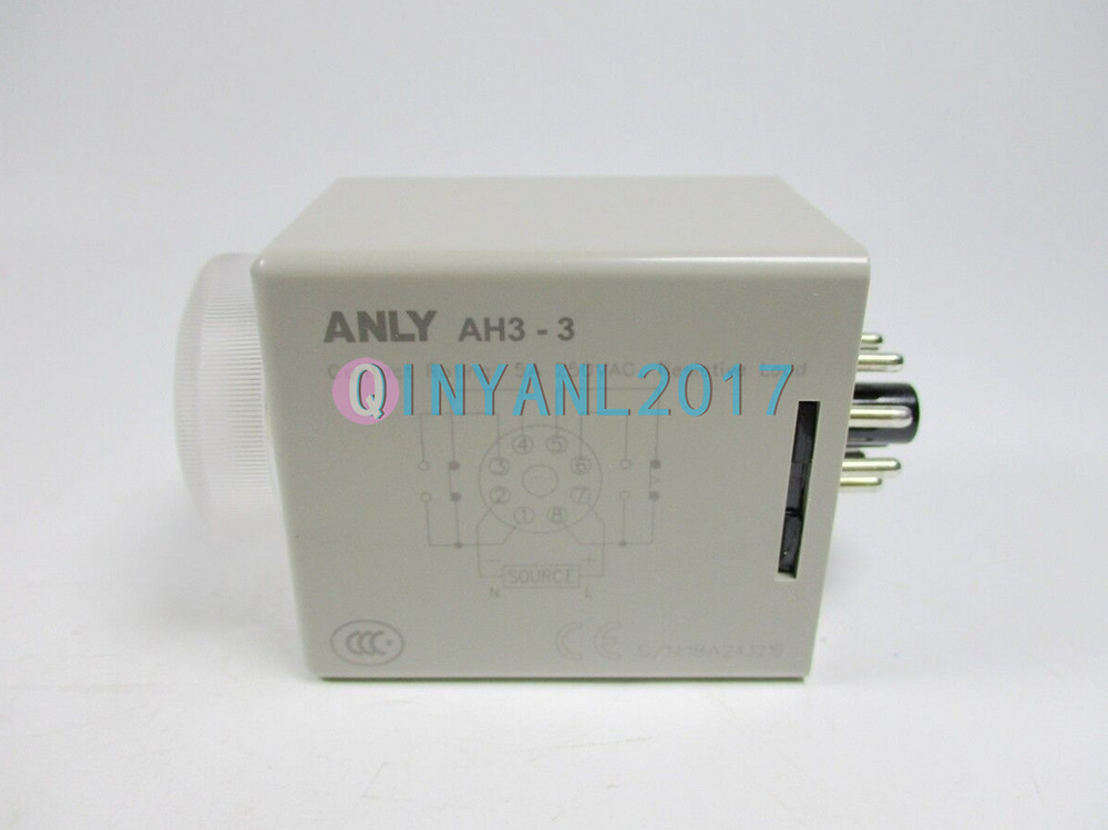1PCS Time Relay AH3-3 60s 220V
