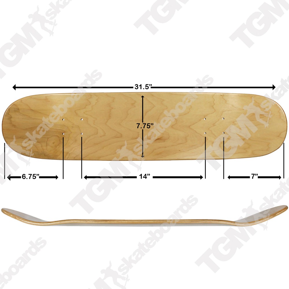 Moose Complete Skateboard STAINED BLUE 7.75" Silver/White ASSEMBLED