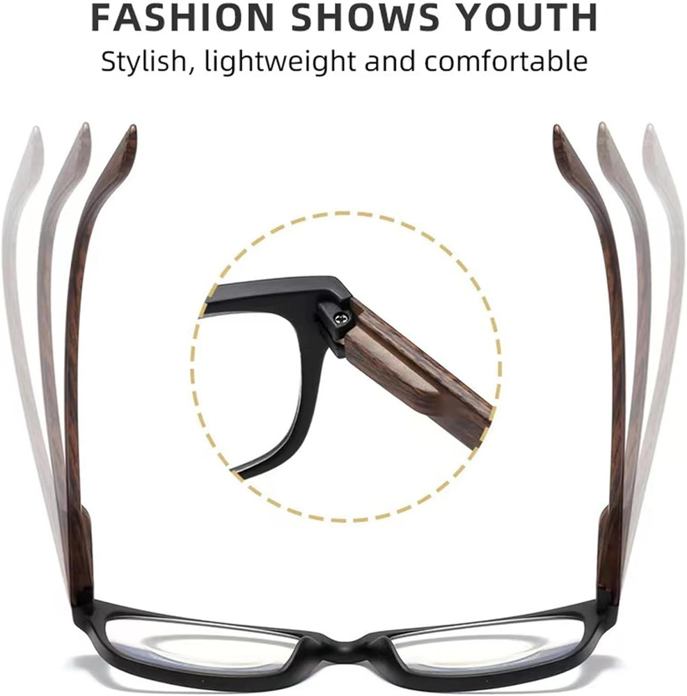 One Reading Power Glasses Readers Adjustable Eyeglasses Auto focus Flex Dial Vis