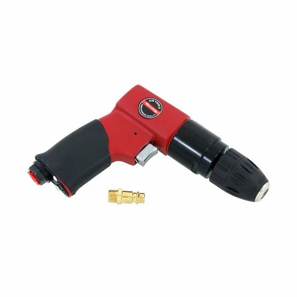 3/8 " Drive Air Powered Reversible Drill with Keyless Chuck 10mm