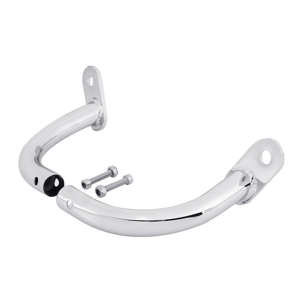 Chrome Saddlebag Guard Eliminator Support Brackets For Harley Touring FLHT 97-08