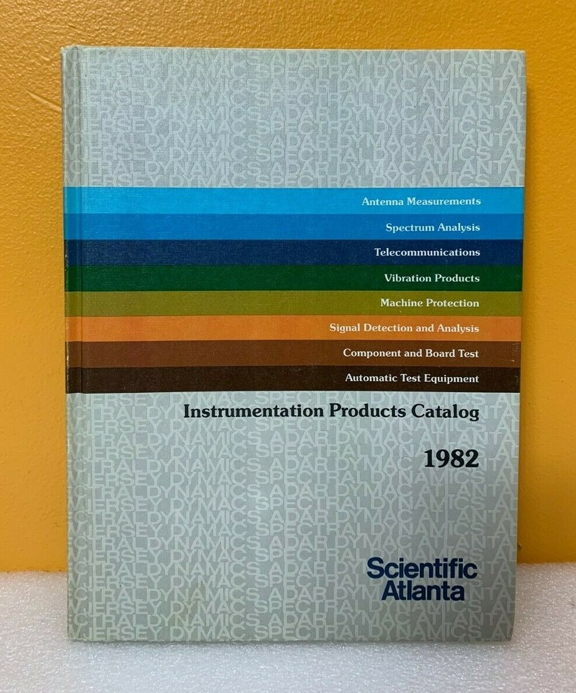 Scientific Atlanta 1982 Instrumentation Products Catalog