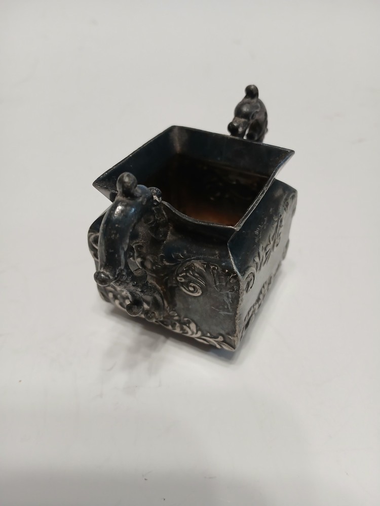Antique E.G. Webster & Son 330, Silver Plated Small Container 1800's