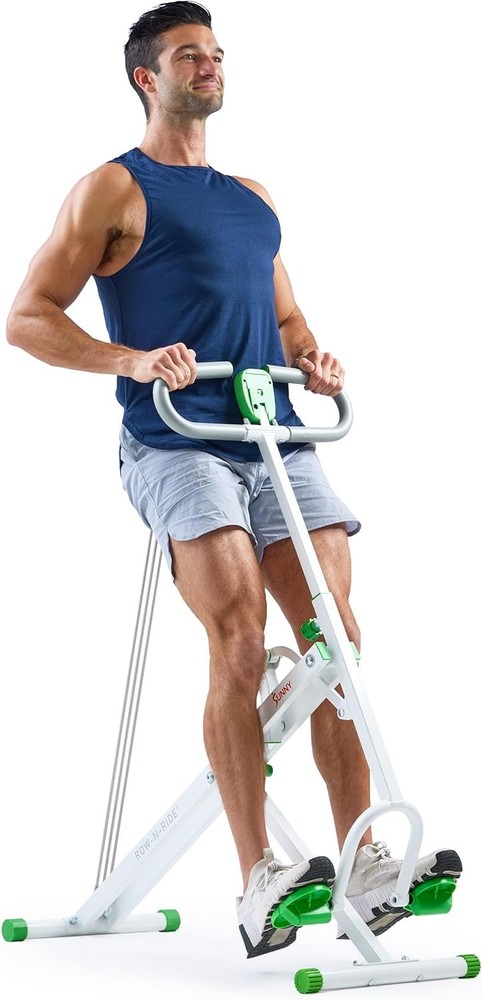 Row-N-Ride Glute & Leg Trainer - Adjustable Resistance Rower with App Connection