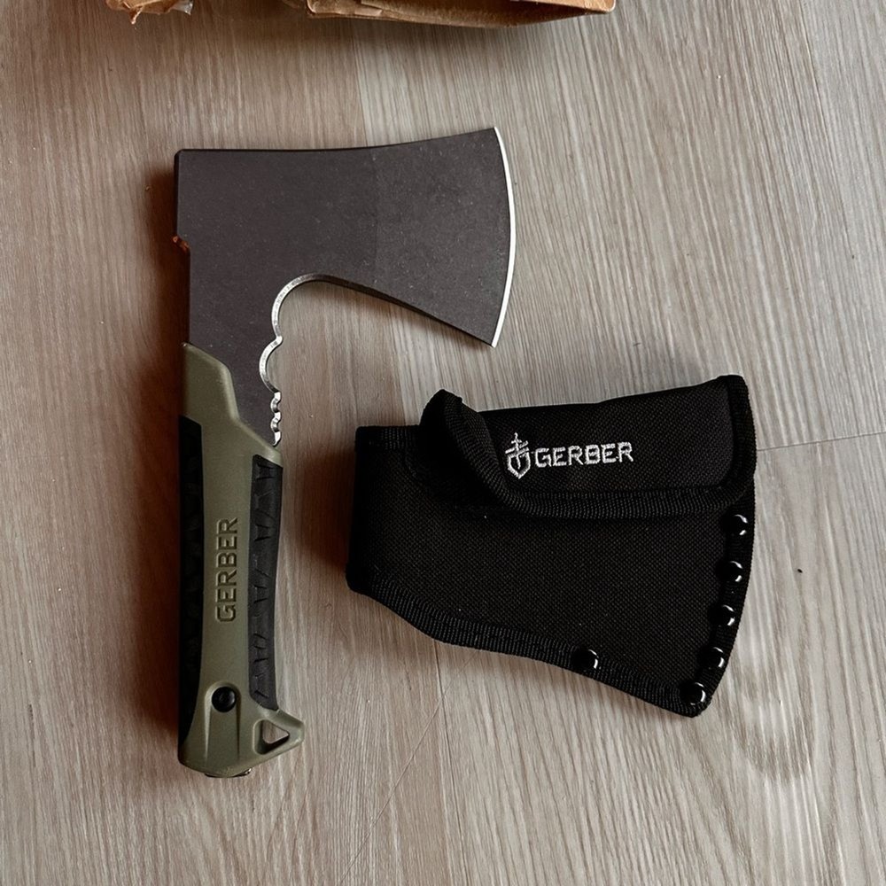 Gerber Pack Hatchet NEW Unused w Sheath| Camping Axe