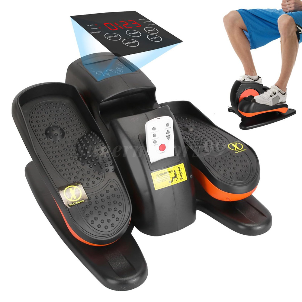 Under Desk Elliptical Trainer Machine Mini Compact Elliptical Machine Non-Slip