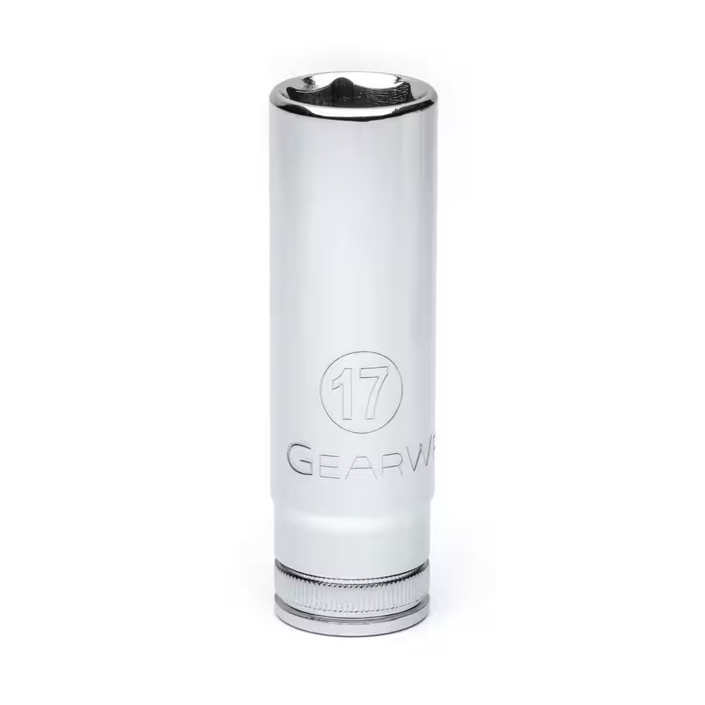 1/2 In. Drive 6 Point Deep Metric Socket 17Mm