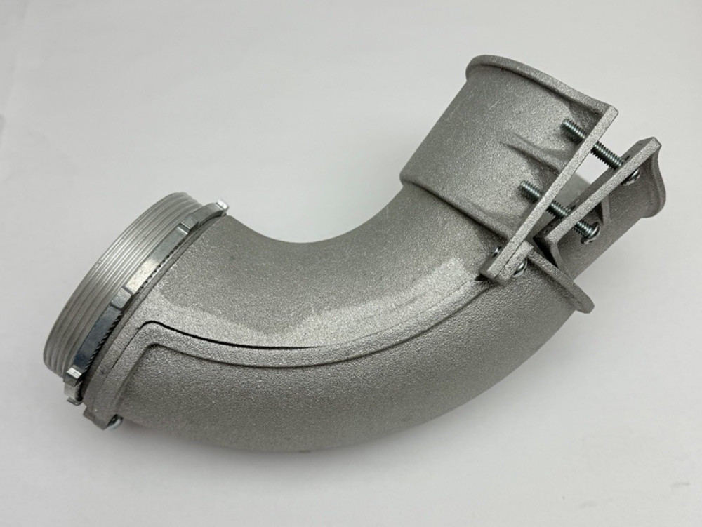747DC EATON 4" ZN ANGLE SQ CONNECTOR