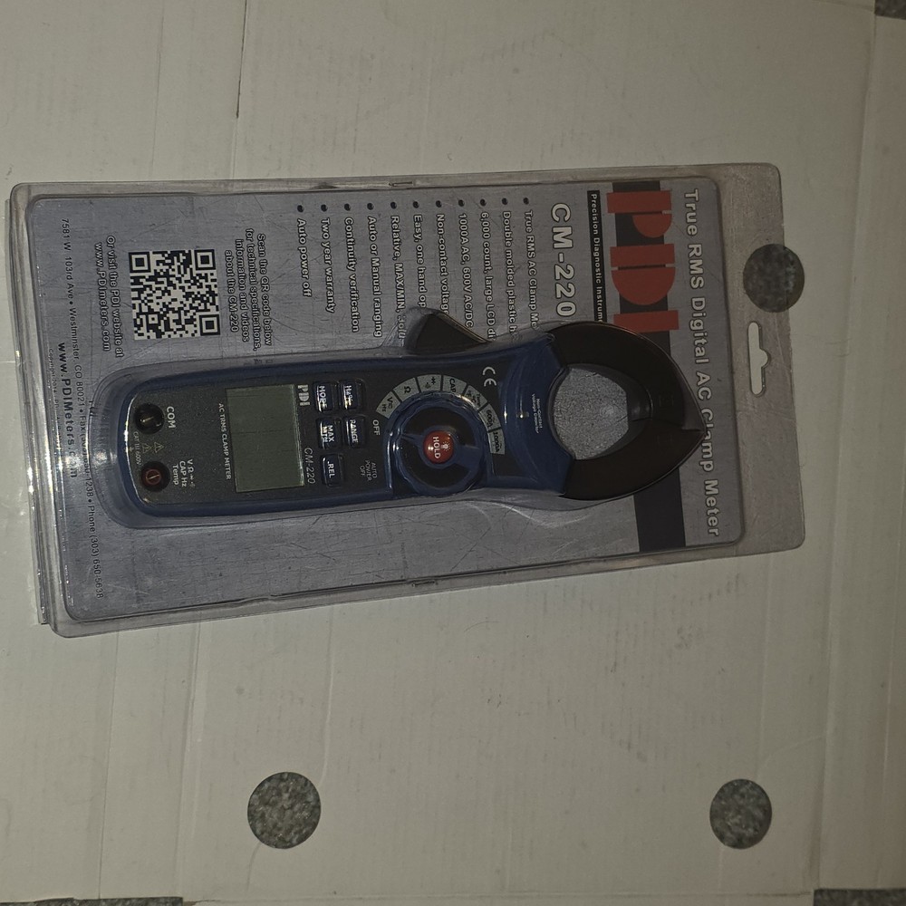 True Rms Digital AC Clamp meter PDI CM-220