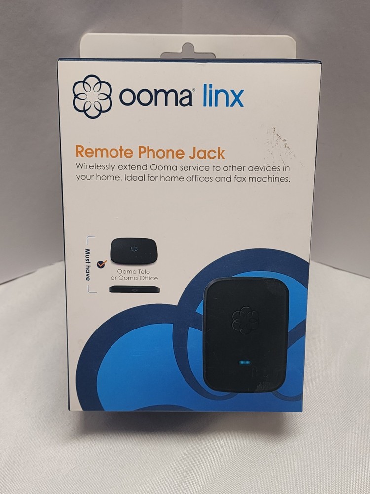 New Ooma Linx Remote Phone Jack, Wireless Accessory for Ooma Telo