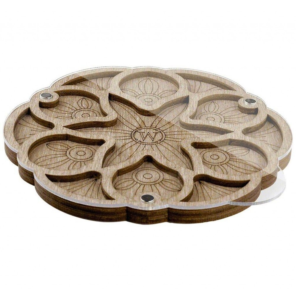 Plywood Bead Organizer Multiple cells Needlework storage organizer