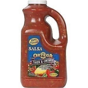 Ortega Medium Thick & Chunky Salsa 135 OZ (8 LB 7 OZ)
