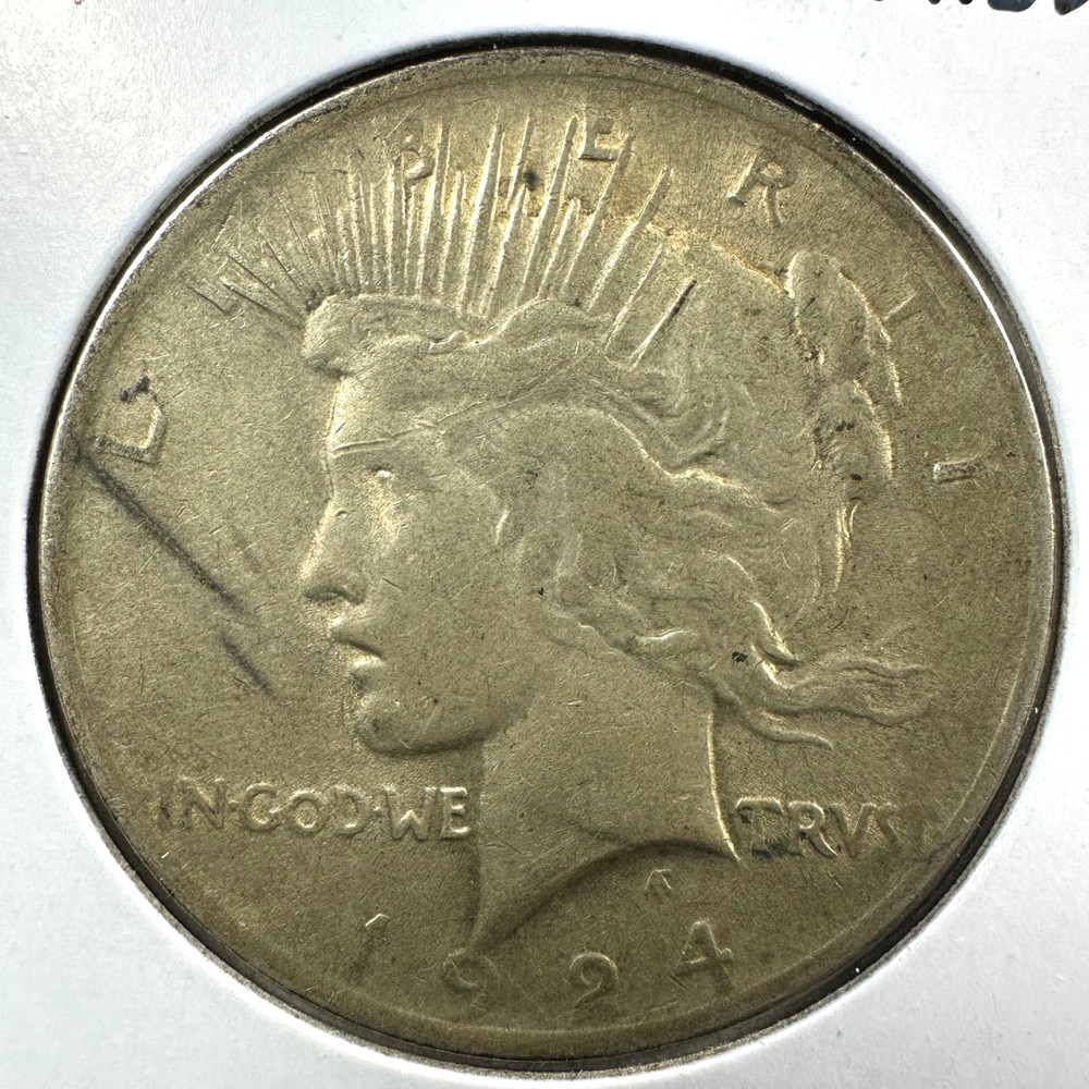 1924 $1 Silver Peace Dollar (89185)