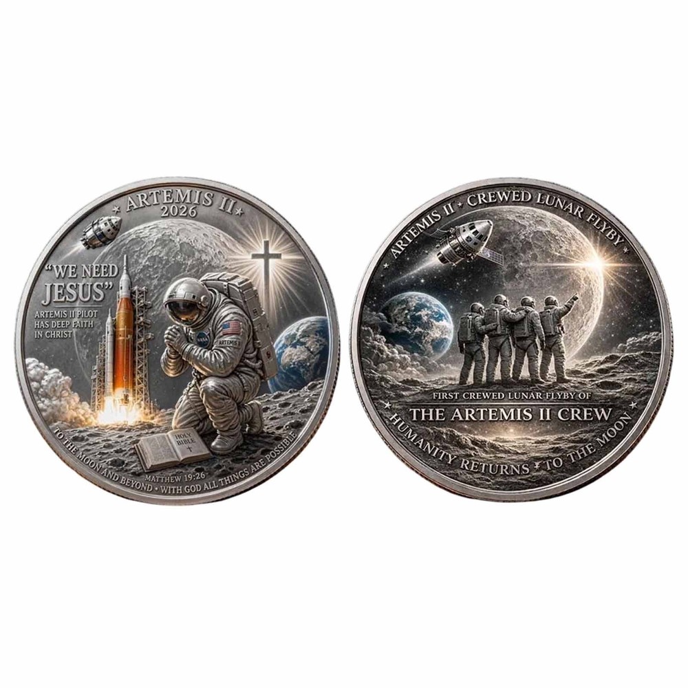 “Artemis 2” First Manned Lunar Orbit Commemorative Coin