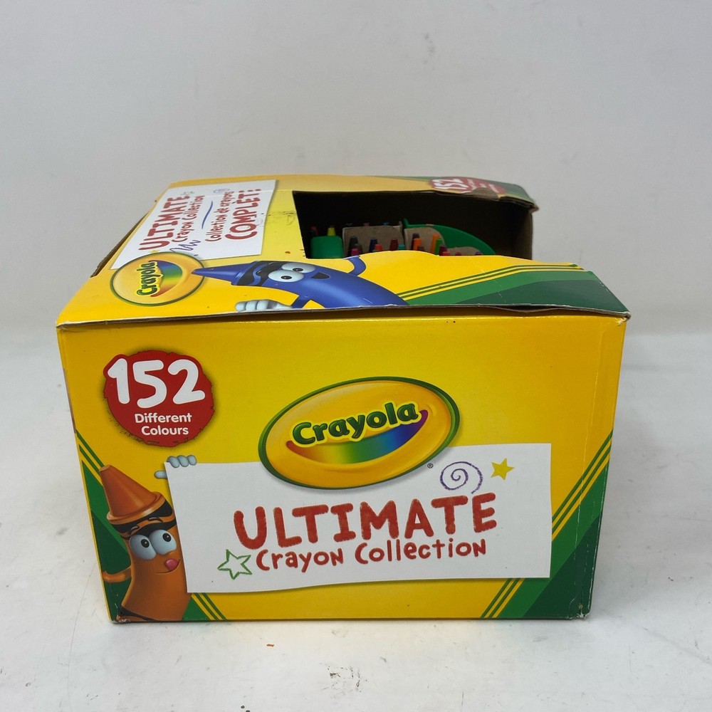Crayola Ultimate Crayon Caddy 152ct Assorted w/ Lid & Sharpener