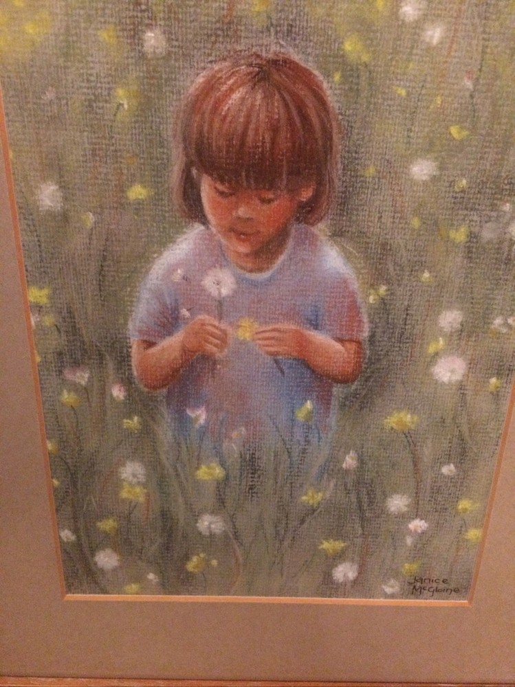 Janice mcGloine Original Pastel Drawing