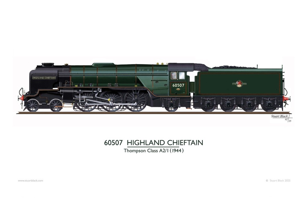 60507 Highland Chieftain - Precision Art Print - NEW