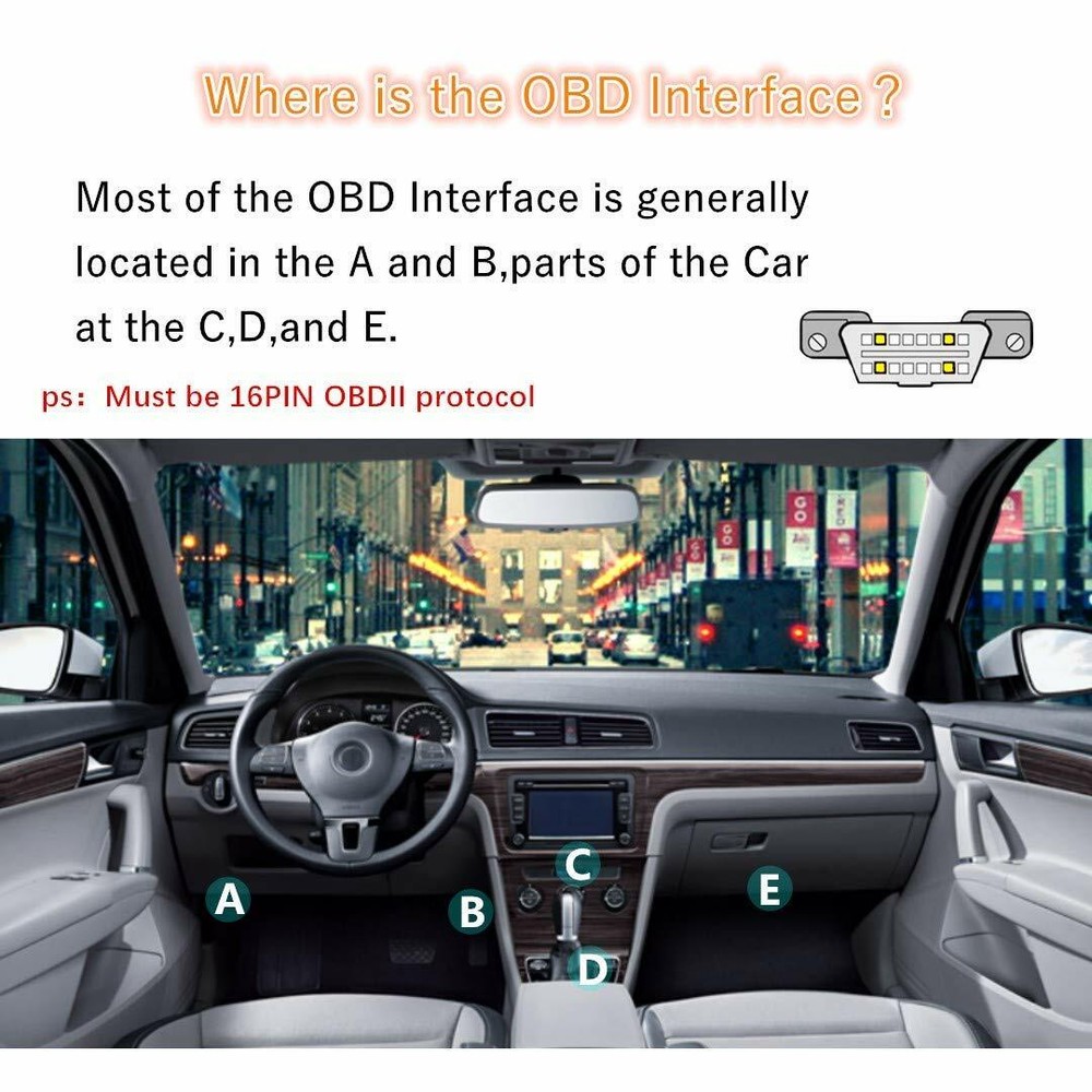 EOBD OBDII Car Scanner Code Reader Auto Fault Engine Diagnostic Reset Tool VC309