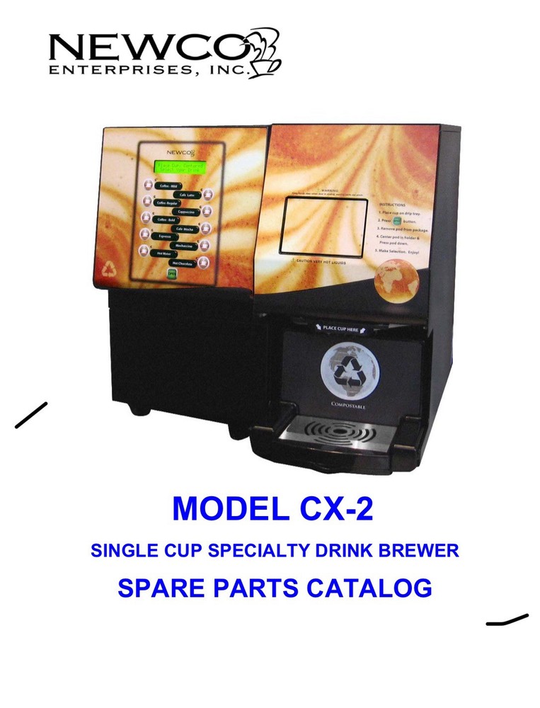 Newco CX-2 Single Cup Brewing System Pods Enterprise, Inc.
