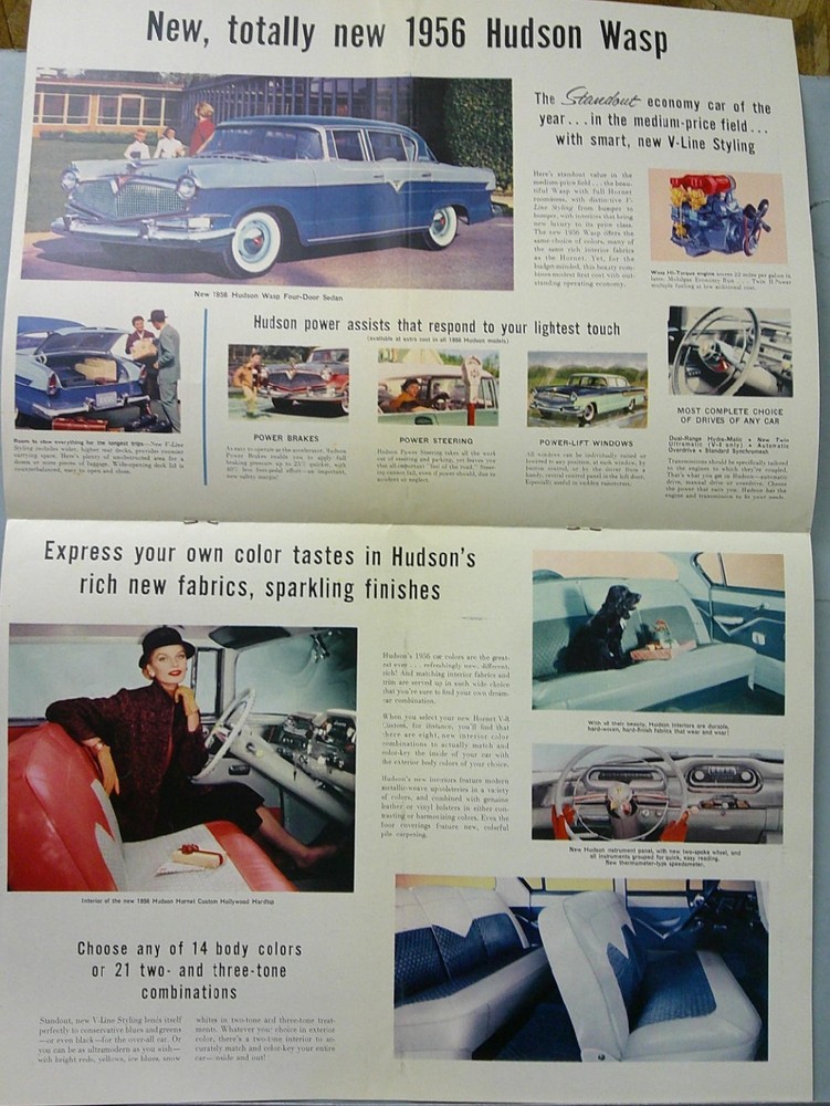 1956 Hudson Sales Catalog