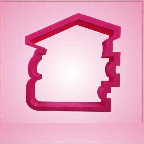 Pink Books With Grad Cap Cookie Cutter