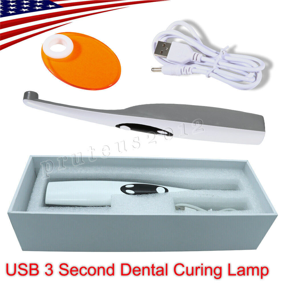 Dental Wireless Cordless iLed 3 Second LED Curing Light 3S Cure Lamp US plug