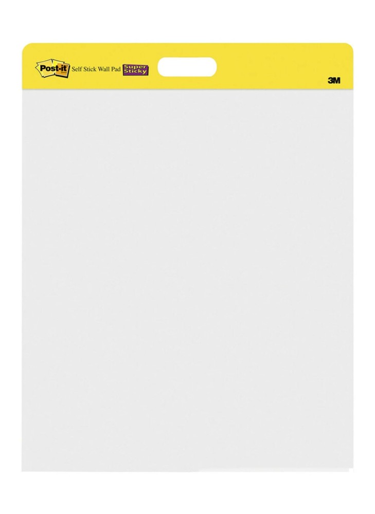 Post it Wall Pads 2 Pack White 20 Sheets Easy Mount Command Strips