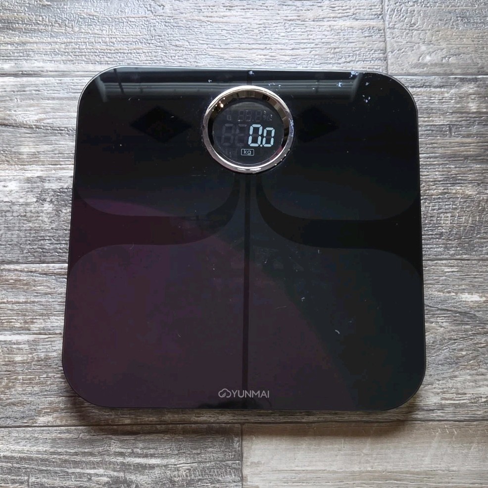 YUNMAI Digital Smart Scale Black Glass