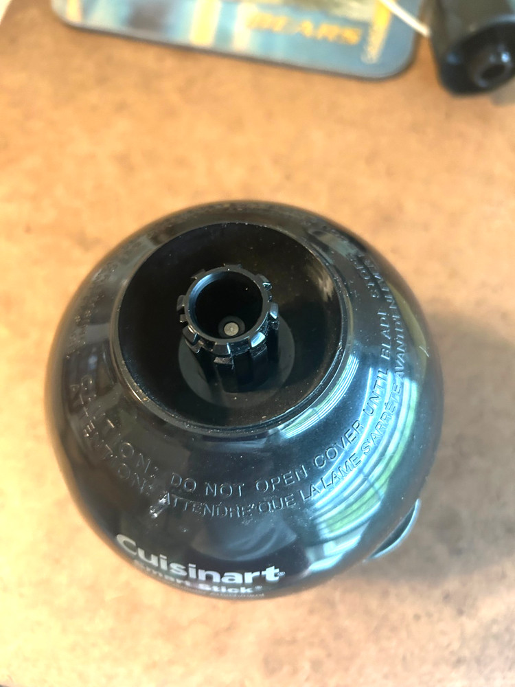 Cuisinart Smart Stick Chopper Grinder Attachment With Blade 16oz Black/Clear