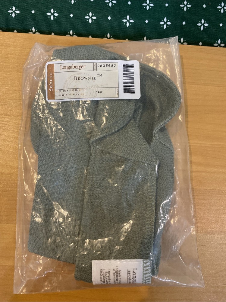 Longaberger Brownie Liner Sage